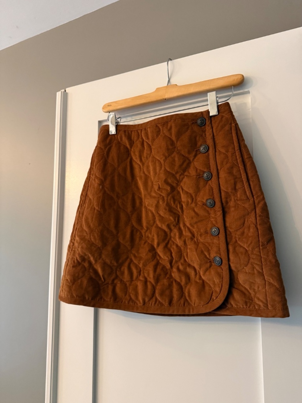 Madewell Corduroy Quilted Mini Skirt Size 00